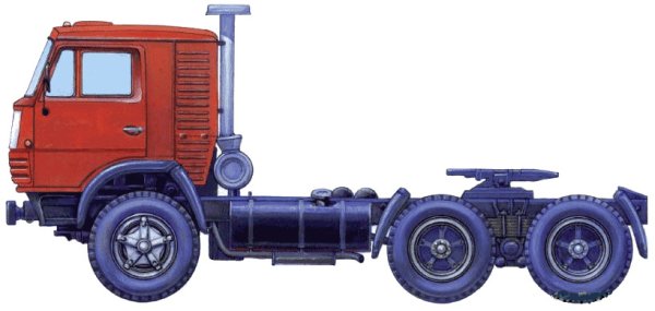 КАМАЗ 5410 сбоку
