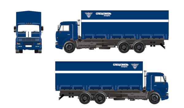 КАМАЗ 65117 сбоку