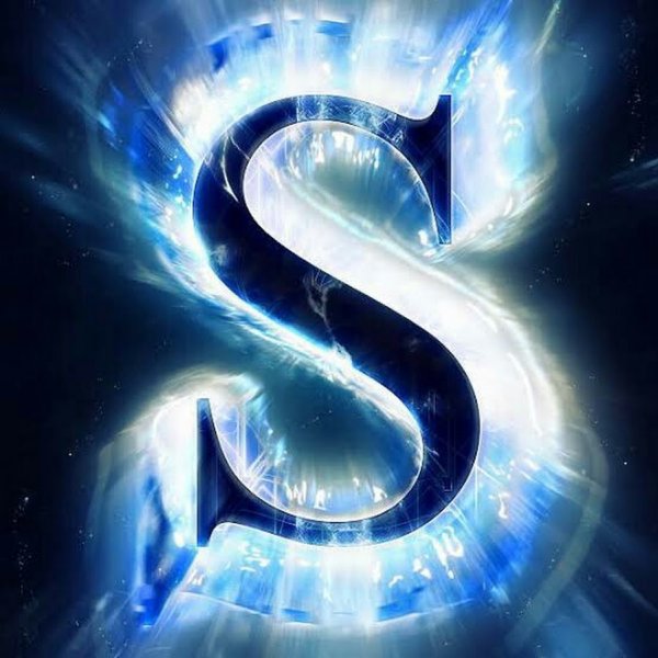 Синяя буква s
