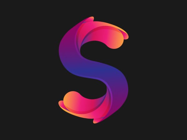 Красивая буква s