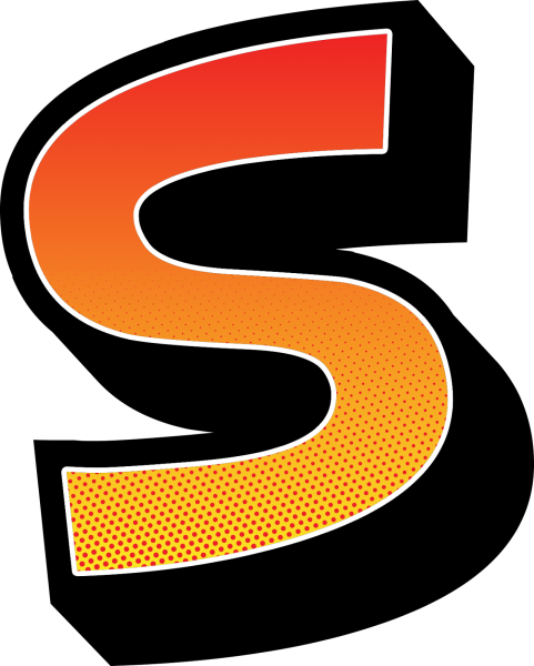 Красивая буква s