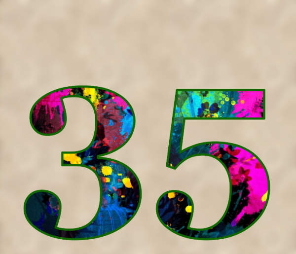 Поздравление с юбилеем 35