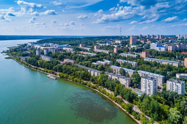 Ижевск с высоты - столица Удмуртии