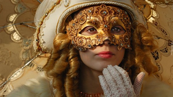 Венеция маски карнавал Коломбина