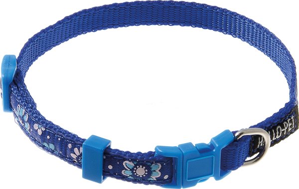 Ошейник д/собак, "Лотосы", 10мм, 23-35см (розовый)