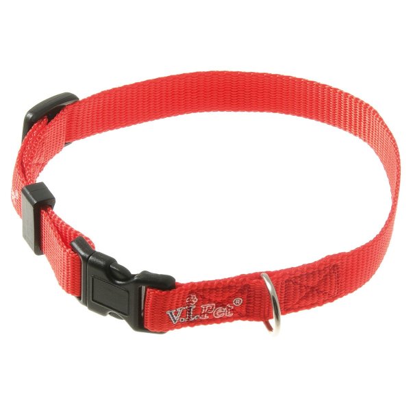 Ошейник Saival Standart «Лайт» 15мм обхват 25-40см красный