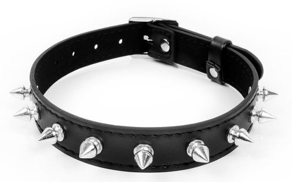 5034-6 BX sit ошейник с шипами серебрянный