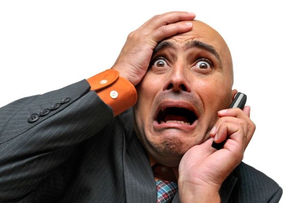 Человек в панике