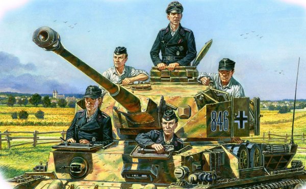Танкисты вермахта арт