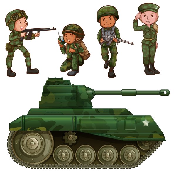 Солдат для детей танкист