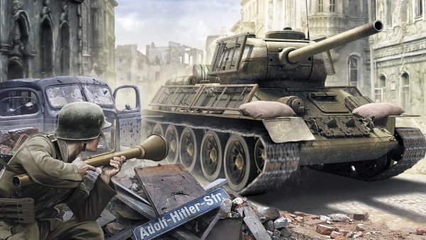 Танк т34 вторая мировая война
