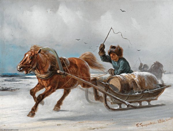 Грузинский Петр Николаевич (1837-1892) «почтовый БРИК»,