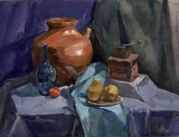 Академическая живопись натюрморт Строгановская Академия