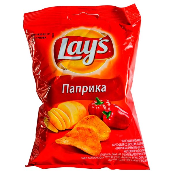 Чипсы lay`s паприка 150г