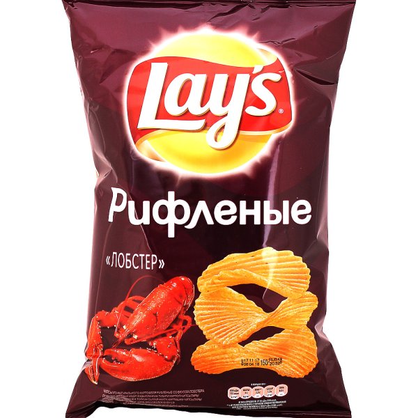 Чипсы lays лобстер, 150г
