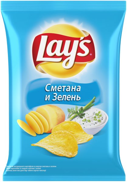 Чипсы Лейс сметана зелень 50г
