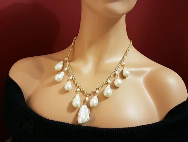 Современные украшения из жемчуга