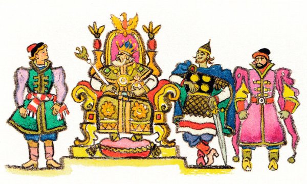 Сказка о золотом петушке царь Дадон