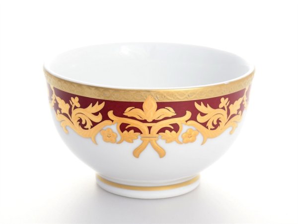 Набор салатников Falkenporzellan / Natalia Bordeaux Gold / 14 см