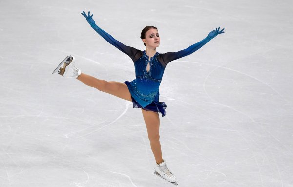 Анна Щербакова Елизавета Туктамышева и Александра Трусова