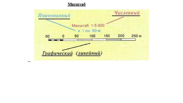 Три вида масштаба