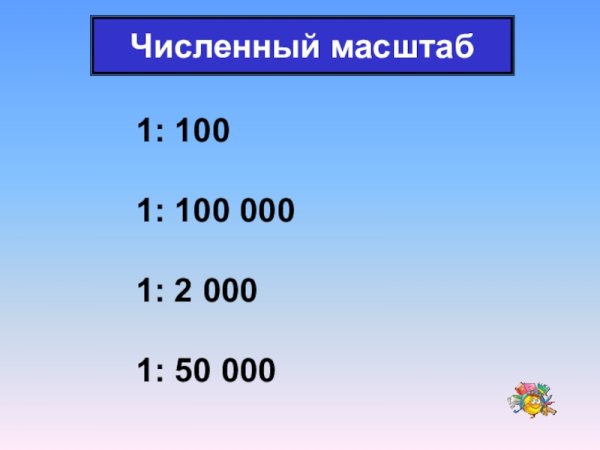 Численный масштаб