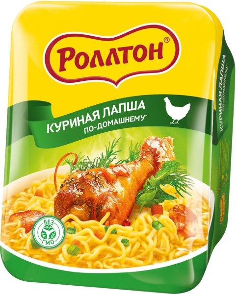 Лапша Роллтон 90г лоток