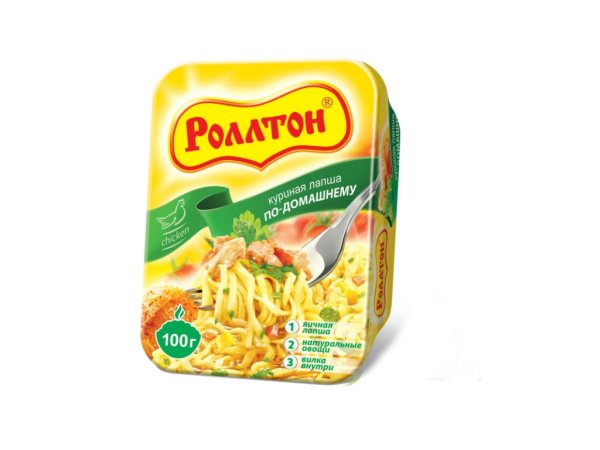 Лапша Роллтон 90г лоток