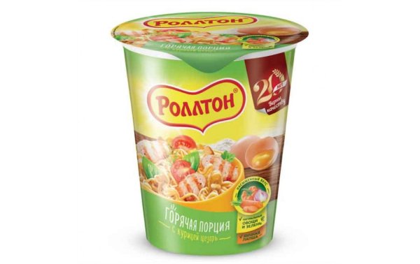Лапша Роллтон, курица, 90г