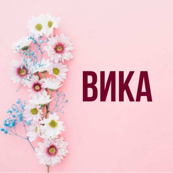 Обои с именем Вика