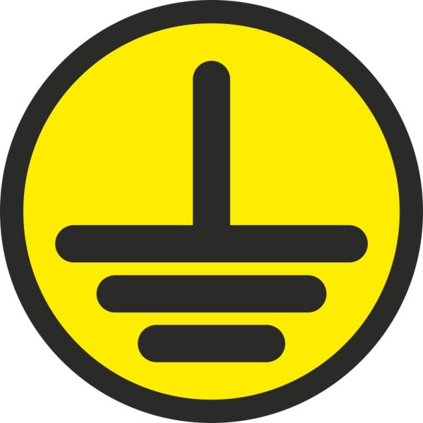 Знак заземления ГОСТ 21130-75