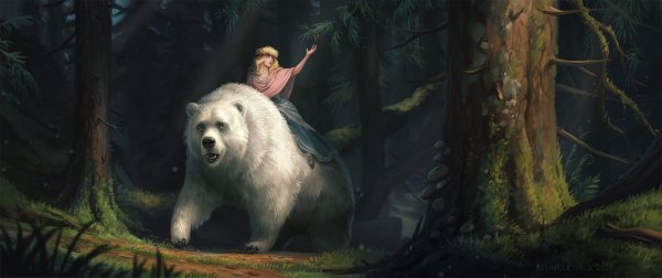 Белый медведь Король Валемон