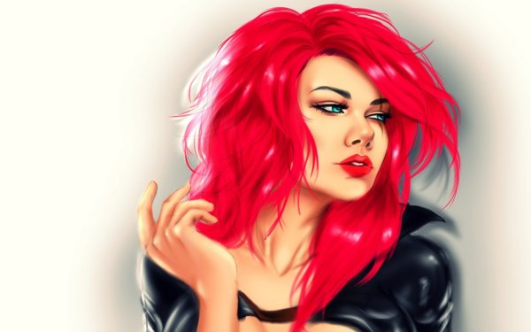 Мультяшная девушка