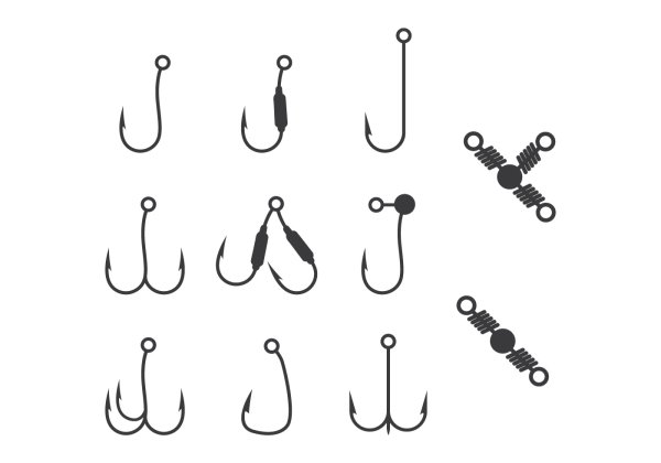 Крюк раскраска