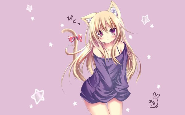 Аниме catgirl