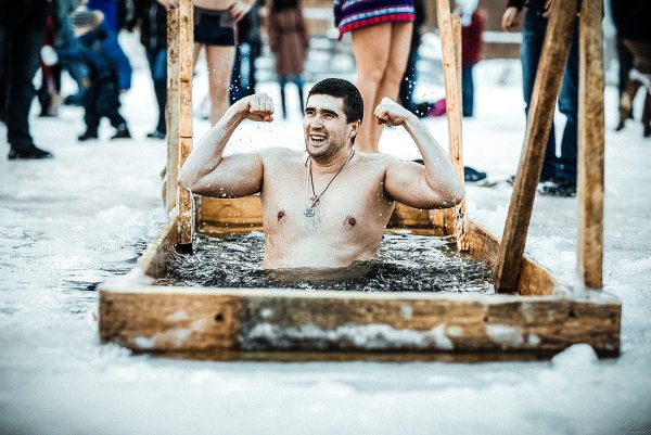 Крещение зимой