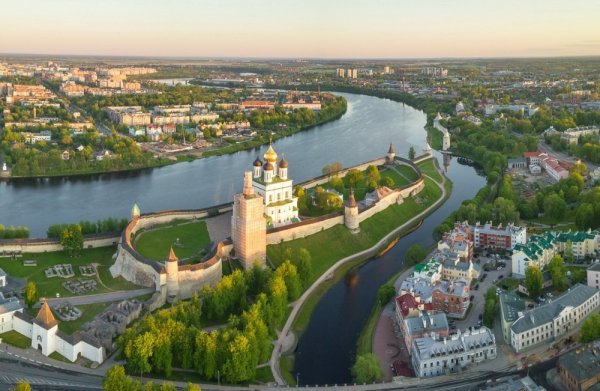 Смоленская крепость с высоты птичьего полета