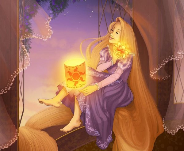 Рапунцель. Принцесса-Златовласка. Disney