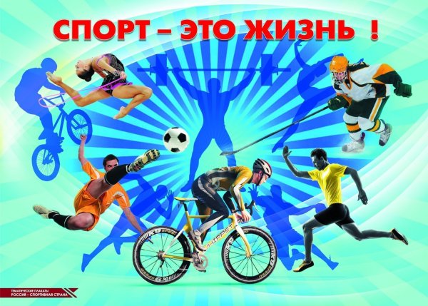 Спортивные плакаты современные