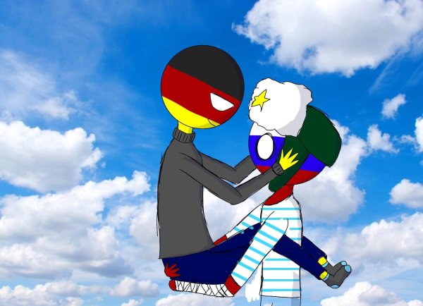 Шипы с Германией Countryhumans