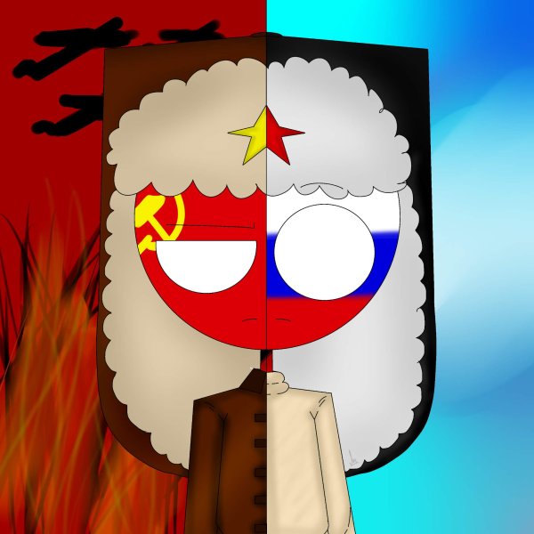 Флаг СССР кантрихуманс