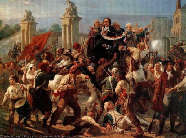 Штурм Бастилии 14 июля 1789 года