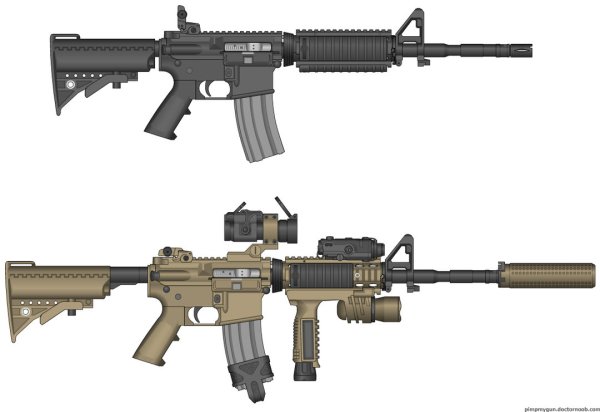 Автомат Colt m4 a1