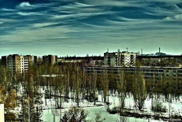 Чернобыль заброшенный город