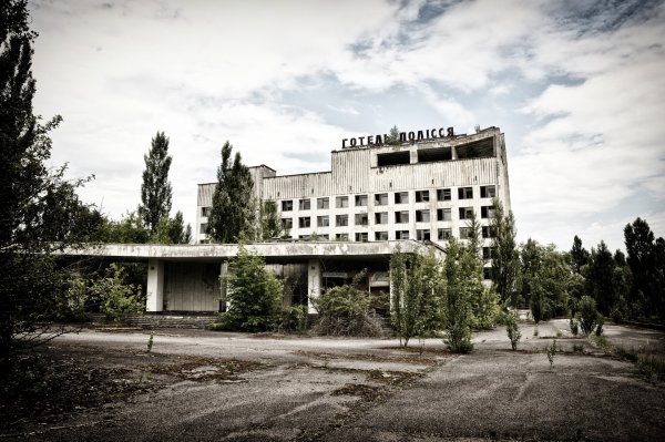 Чернобыль зона отчуждения город Припять
