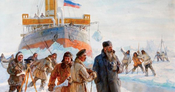 Русская Арктика ледокол Ермак