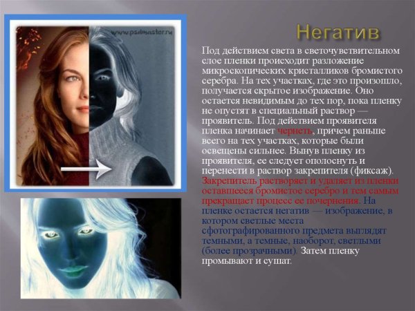 Негатив для презентации