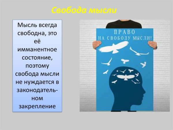 Важность свободы слова
