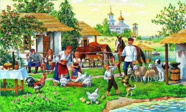 Хозяйство, подворье Казаков на Кубани