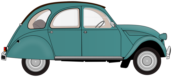 Ситроен 2cv вектор